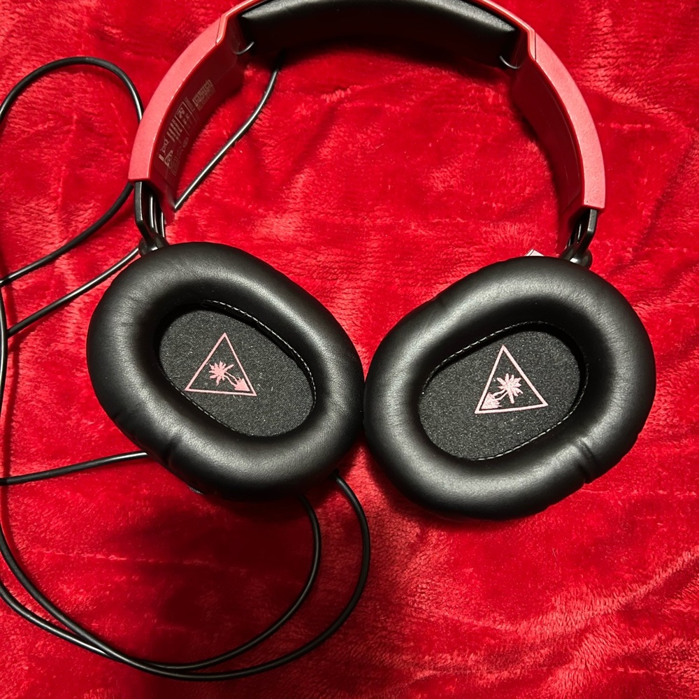 Red and Black Gaming Headset